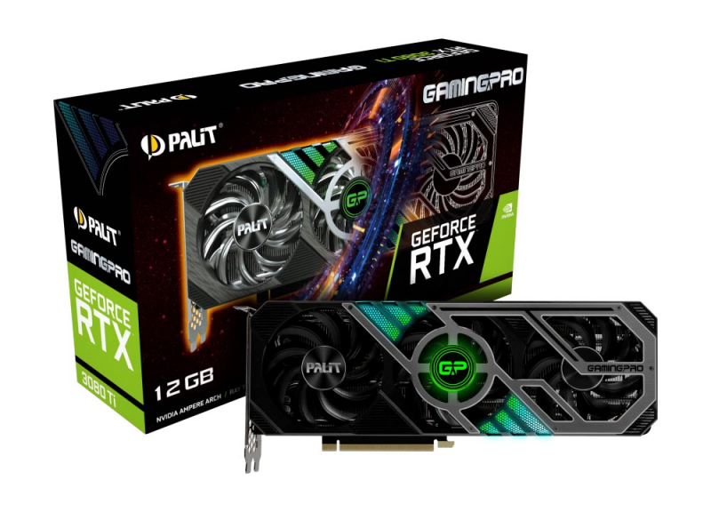 Видеокарта PCIE16 RTX3080TI 12GB RTX3080TI GAMINGPRO 12G PALIT