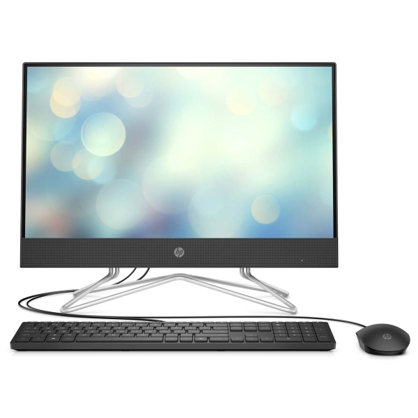 Моноблок HP 22-df0094ur [465K4EA] Black 21.5" {FHD Athlon 3050U/4Gb/256Gb SSD/DOS/k+m}