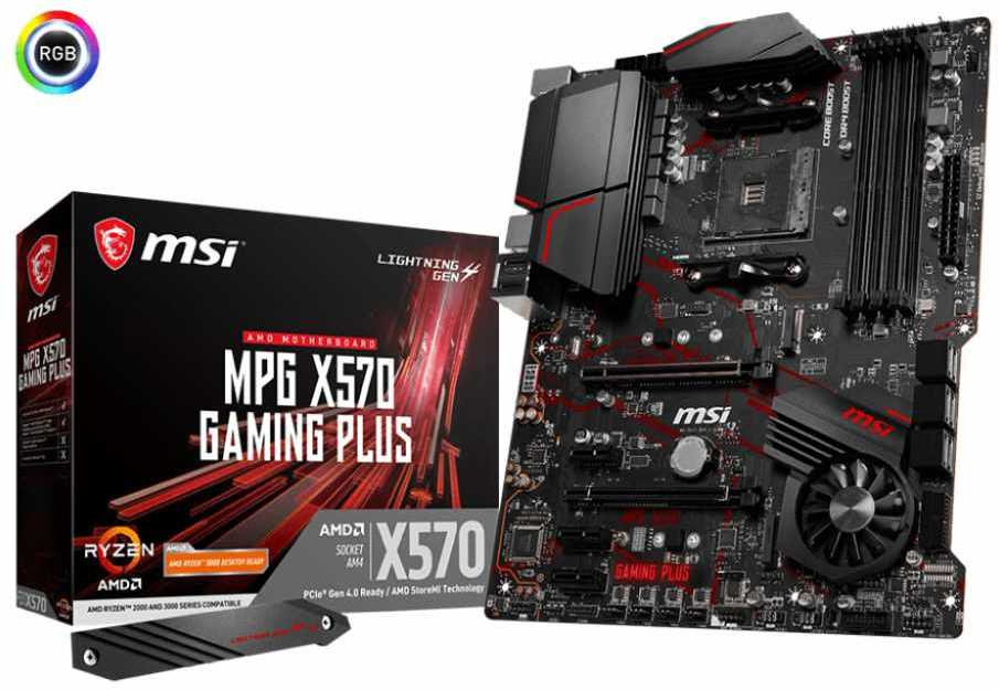 Материнская плата MPG X570 GAMING PLUS, Socket AM4, ATX