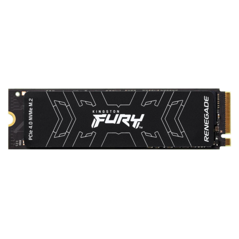 SSD M.2 Kingston 4000Gb Fury Renegade <SFYRD/4000G> (PCI-E 4.0 x4, up to 7300/7000Mbs, 1000000 IOPS, 3D TLC, NVMe, 4000TBW, Phison E18, 22х80mm, LP graphen heatsink)