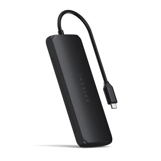 Адаптер Satechi USB-C Hybrid Multiport Adapter (with SSD Enclosure). Цвет: Черный