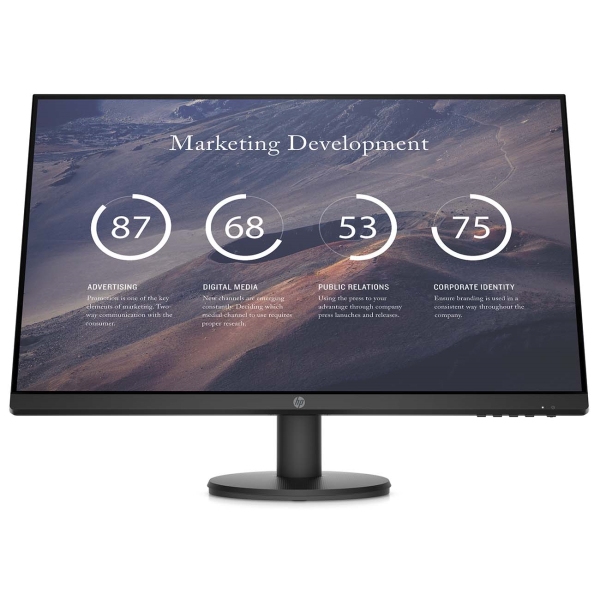 Монитор HP P27v G4 FHD Monitor IPS 27",1920x1080 , 300cd/m2,1000:1, 5ms  3y, VGA,HDMI