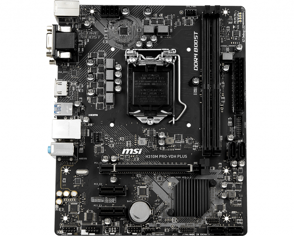 Материнская плата MSI H310M PRO-VDH PLUS