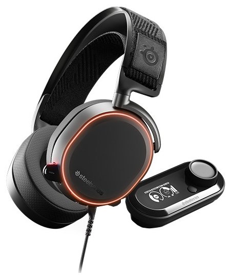 Наушники с микрофоном Steelseries Arctis Pro + GameDAC черный 3м мониторные оголовье (61453)