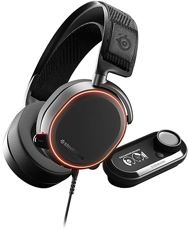 Наушники с микрофоном Steelseries Arctis Pro + GameDAC черный 3м мониторные оголовье (61453)
