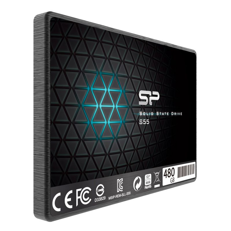 Silicon Power SSD 480Gb S55 SP480GBSS3S55S25 {SATA3.0, 7mm}