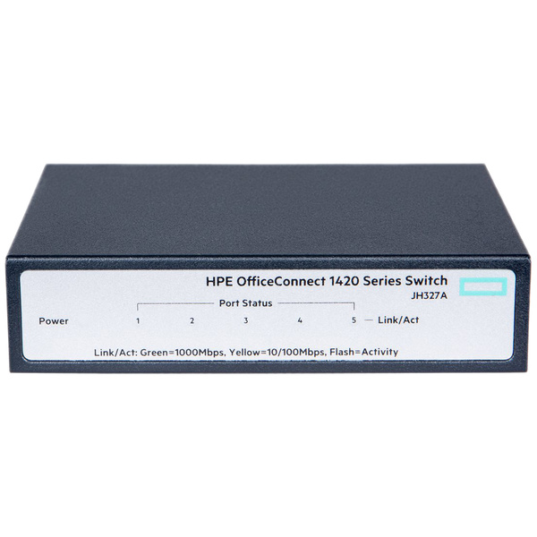 Коммутатор HPE OfficeConnect 1420 JH327A 5G неуправляемый