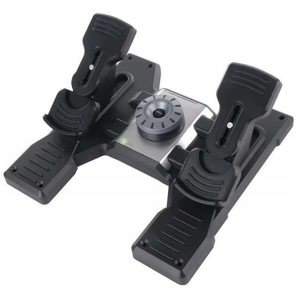 педали управления рулём и ножным тормозом для авиасимуляторов Logitech G Flight Rudder Pedals