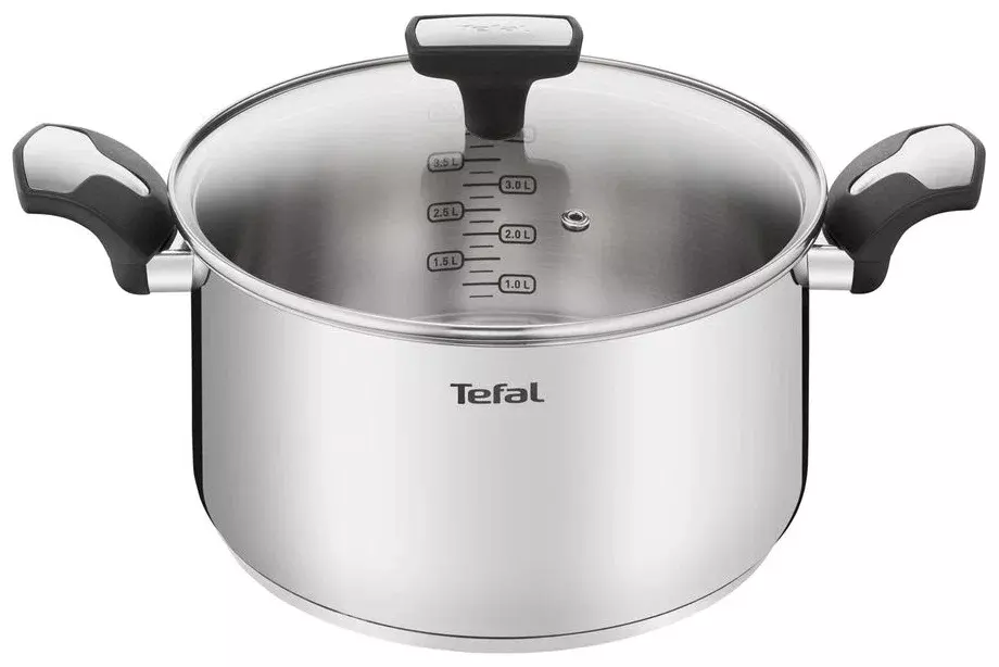 Набор посуды Tefal Emotion E300SB74, 11 предметов, серебристый