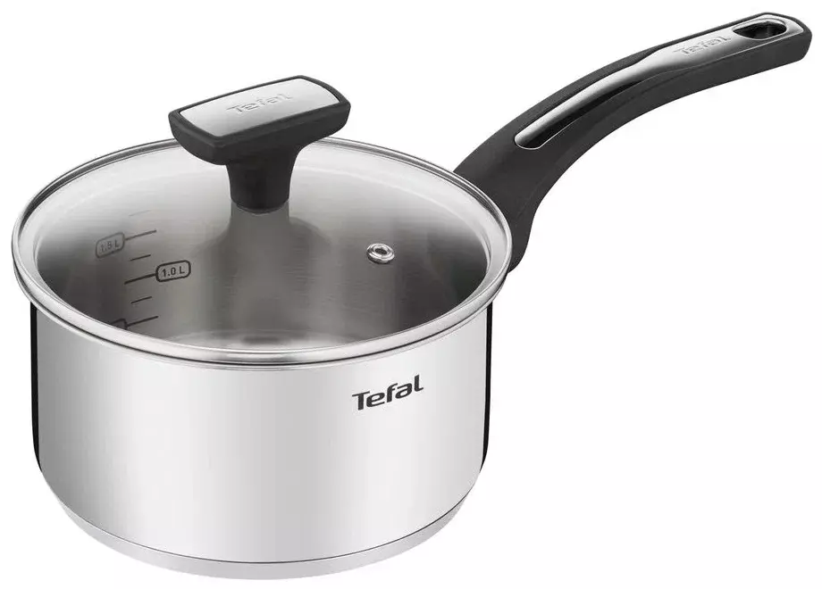 Набор посуды Tefal Emotion E300SB74, 11 предметов, серебристый