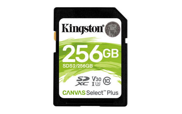Флеш карта SDXC 256Gb Class10 Kingston SDS2/256GB Canvas Select Plus w/o adapter