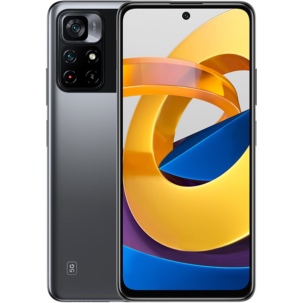 Смартфон Xiaomi Poco M4 Pro 5G 6/128 ГБ Global, заряженный черный
