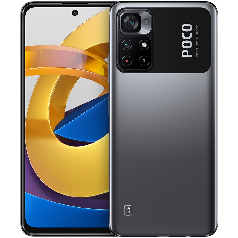 Смартфон Xiaomi Poco M4 Pro 5G 6/128 ГБ Global, заряженный черный