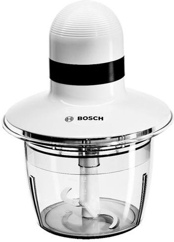 Измельчитель электрический Bosch MMR08A1 0.8л. 400Вт белый/черный