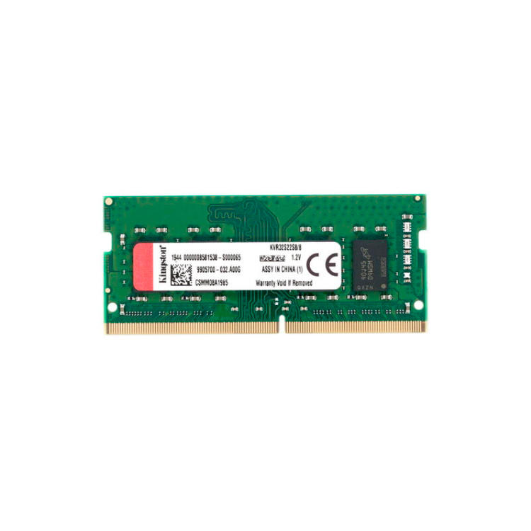 Оперативная память Kingston ValueRAM 8GB DDR4 3200MHz SODIMM 260pin CL22 KVR32S22S8/8