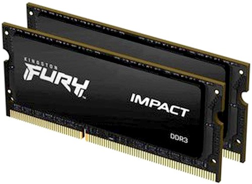 Оперативная память 8Gb DDR-III 1866MHz Kingston Fury Impact SO-DIMM (KF318LS11IBK2/8) ( 2x4GB)KIT)