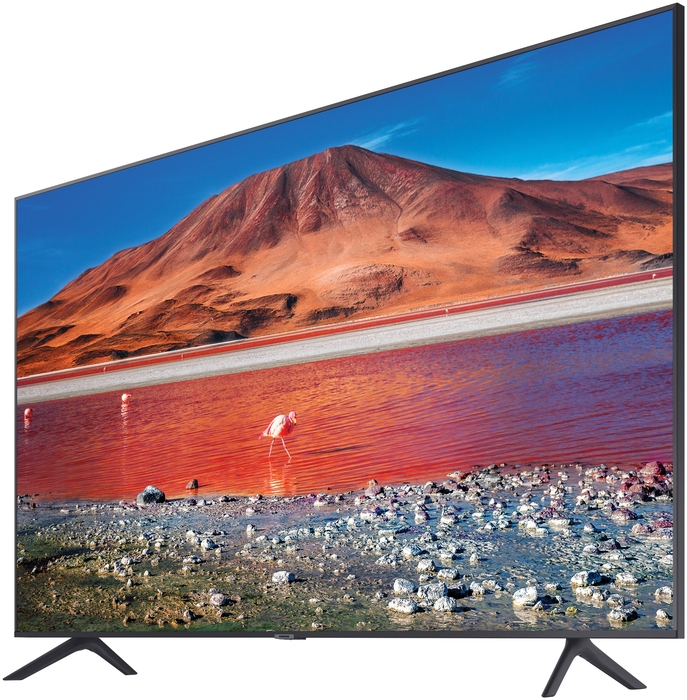 43" Телевизор LED Samsung UE43TU7002UXRU 4K UltraHD, 3840x2160, Tizen, Wi-Fi, HDMI, USB, черный