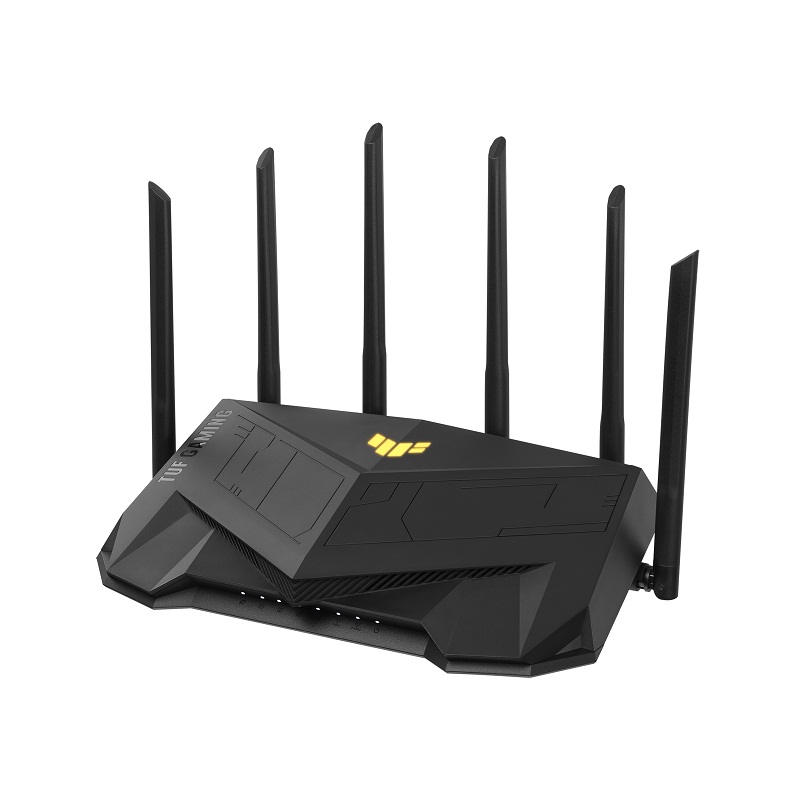 Роутер беспроводной Asus TUF-AX5400 AX5400 10/100/1000BASE-TX/4G ready черный