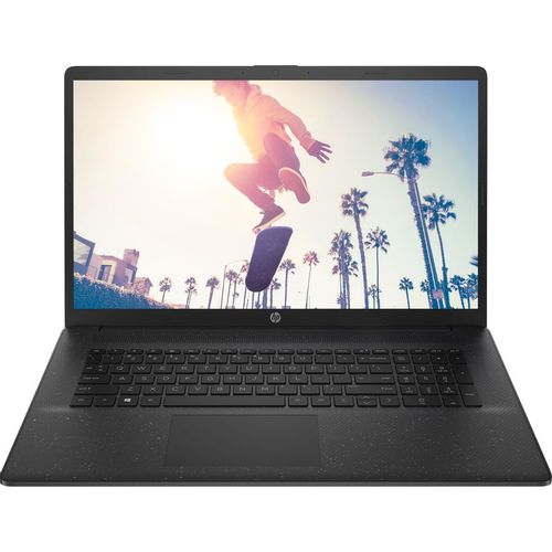 Ноутбук  HP17-cp0004ny 17.3"/AMD Ryzen 7 5700U(1.8Ghz)/8Gb/512Gb  /41WHr/Jet black/W11 + EN kbd