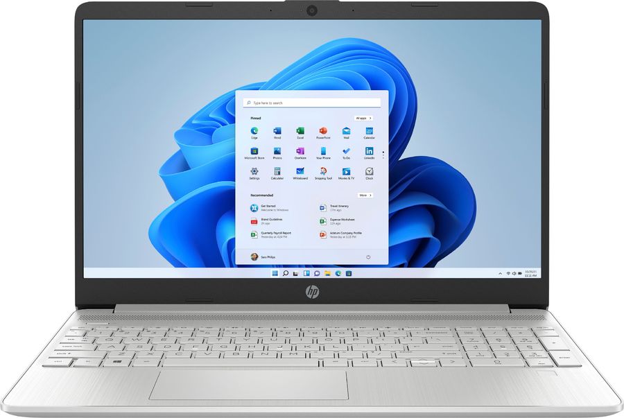 Ноутбук HP 15s-eq2104ur (640P6EA) серебристый