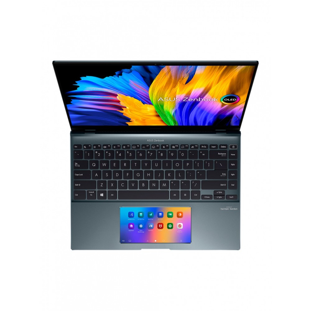 Ноутбук ASUS UX5400EG-KN185T Grey 14" {2.8K OLED 90Hz TS i7-1165G7/16Gb/512Gb SSD/MX450 2Gb/W10}