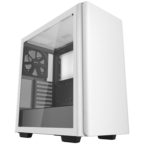 Корпус CK500 WH Middle Tower, E-ATX - Mini-ITX, TG White