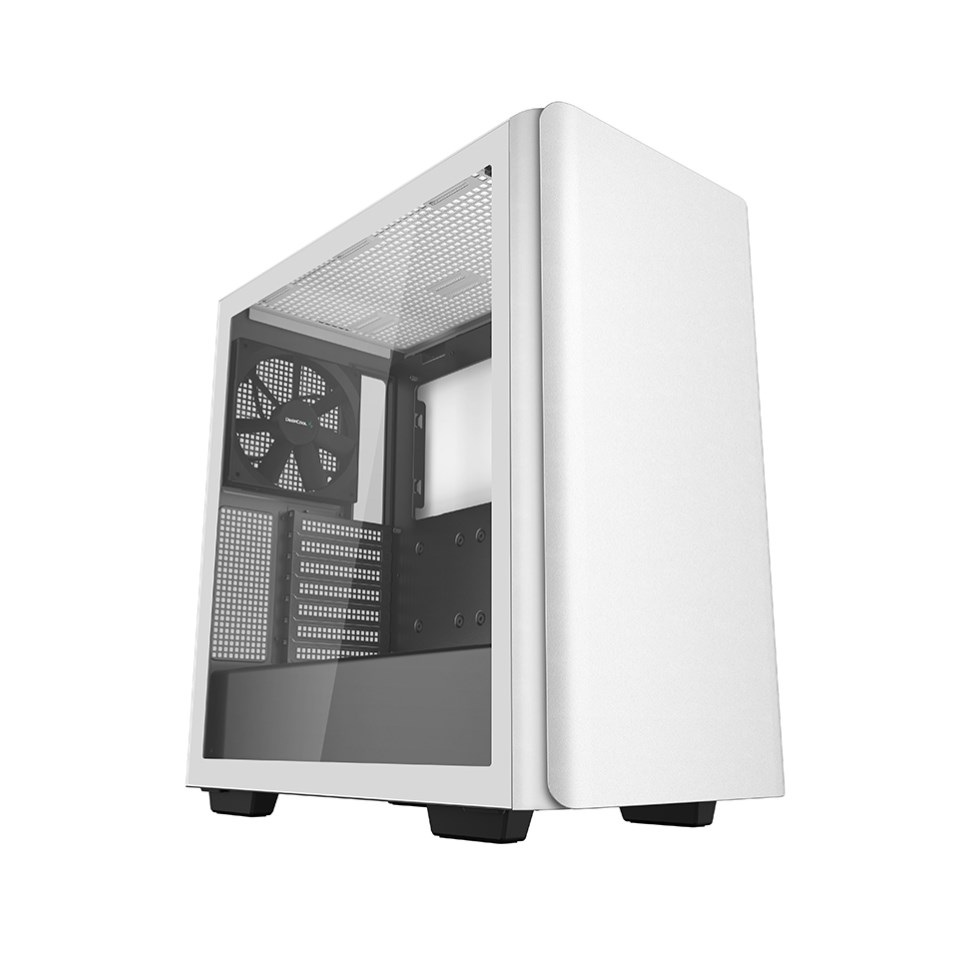 Корпус CK500 WH Middle Tower, E-ATX - Mini-ITX, TG White