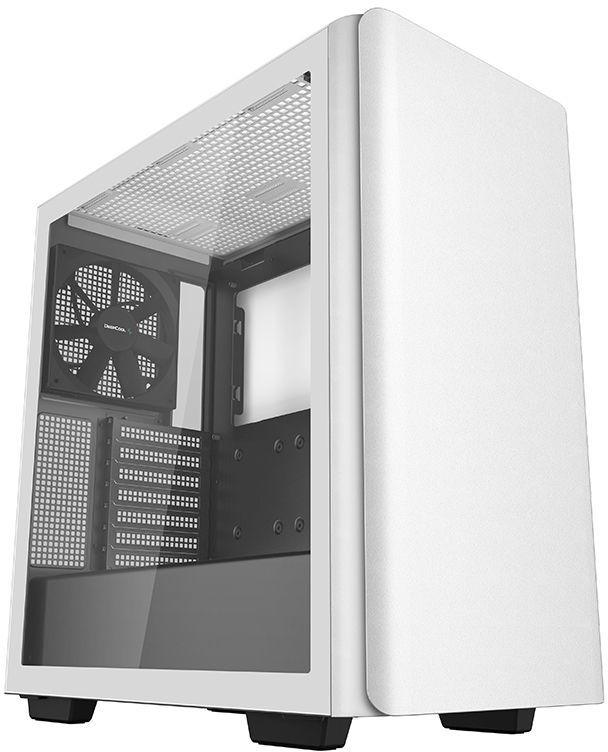 Корпус CK500 WH Middle Tower, E-ATX - Mini-ITX, TG White