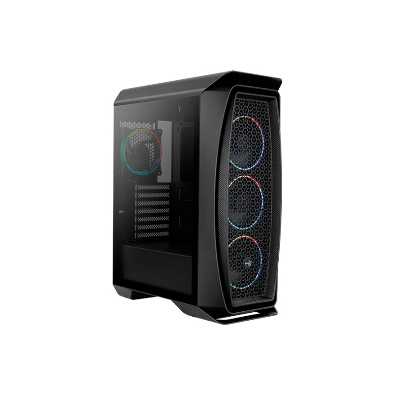 Корпус Aerocool Aero One Eclipse-G-BK-v1 черный без БП ATX 4x120mm 2x140mm 2xUSB3.0 audio bott PSU