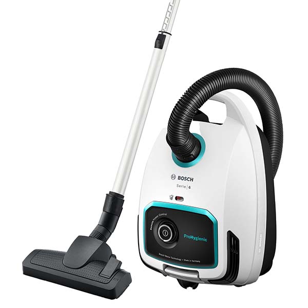 Пылесос Bosch ProHygienic BGL6HYG1 [600 Вт, сухая, мешок, 4 л, труба телескопическая, рег. мощности на рукоятке, HEPA]