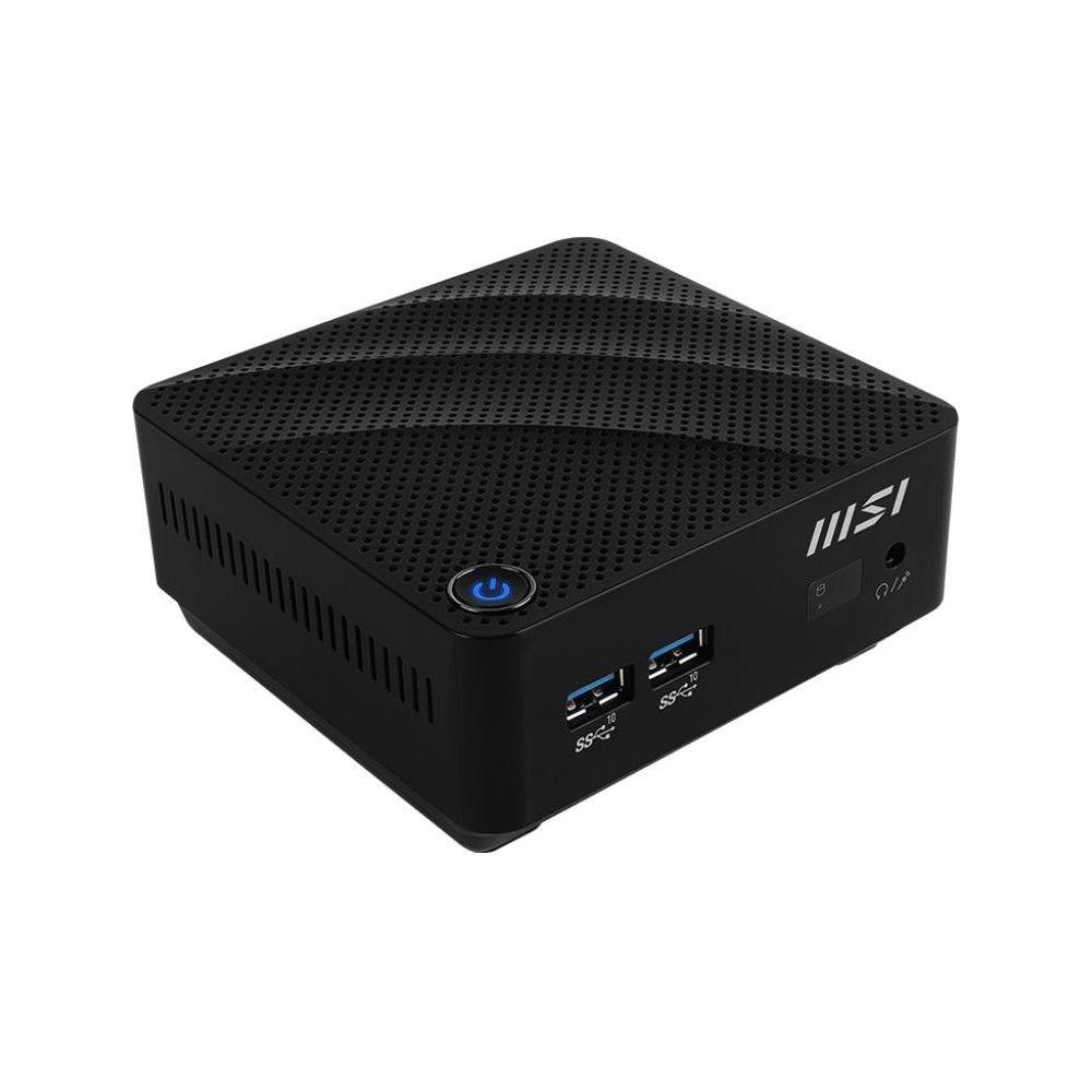 Неттоп MSI Cubi N JSL-030XRU slim PS N6000 (1.1) 4Gb SSD256Gb UHDG noOS GbitEth WiFi BT 45W черный