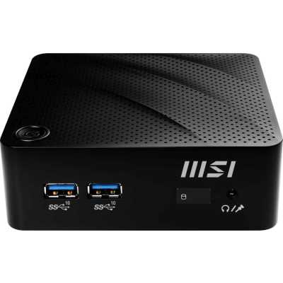 Неттоп MSI Cubi N JSL-043BRU slim PS N6000 (1.1) UHDG noOS GbitEth WiFi BT 65W черный