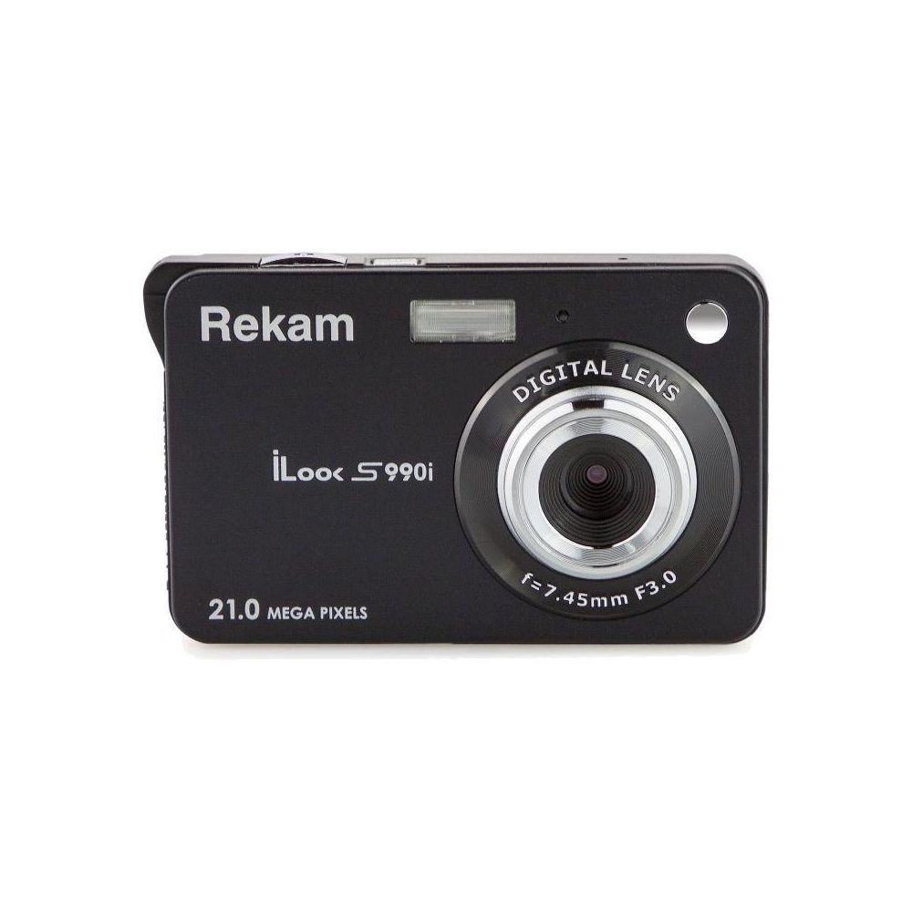 Фотоаппарат Rekam iLook S990i черный 21Mpix 2.7" 720p SDHC/MMC CMOS IS el/Li-Ion