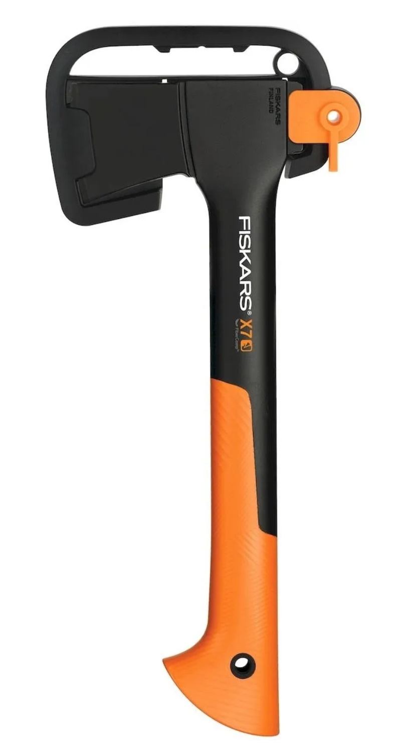 Топор Fiskars X7-XS малый черный/оранжевый