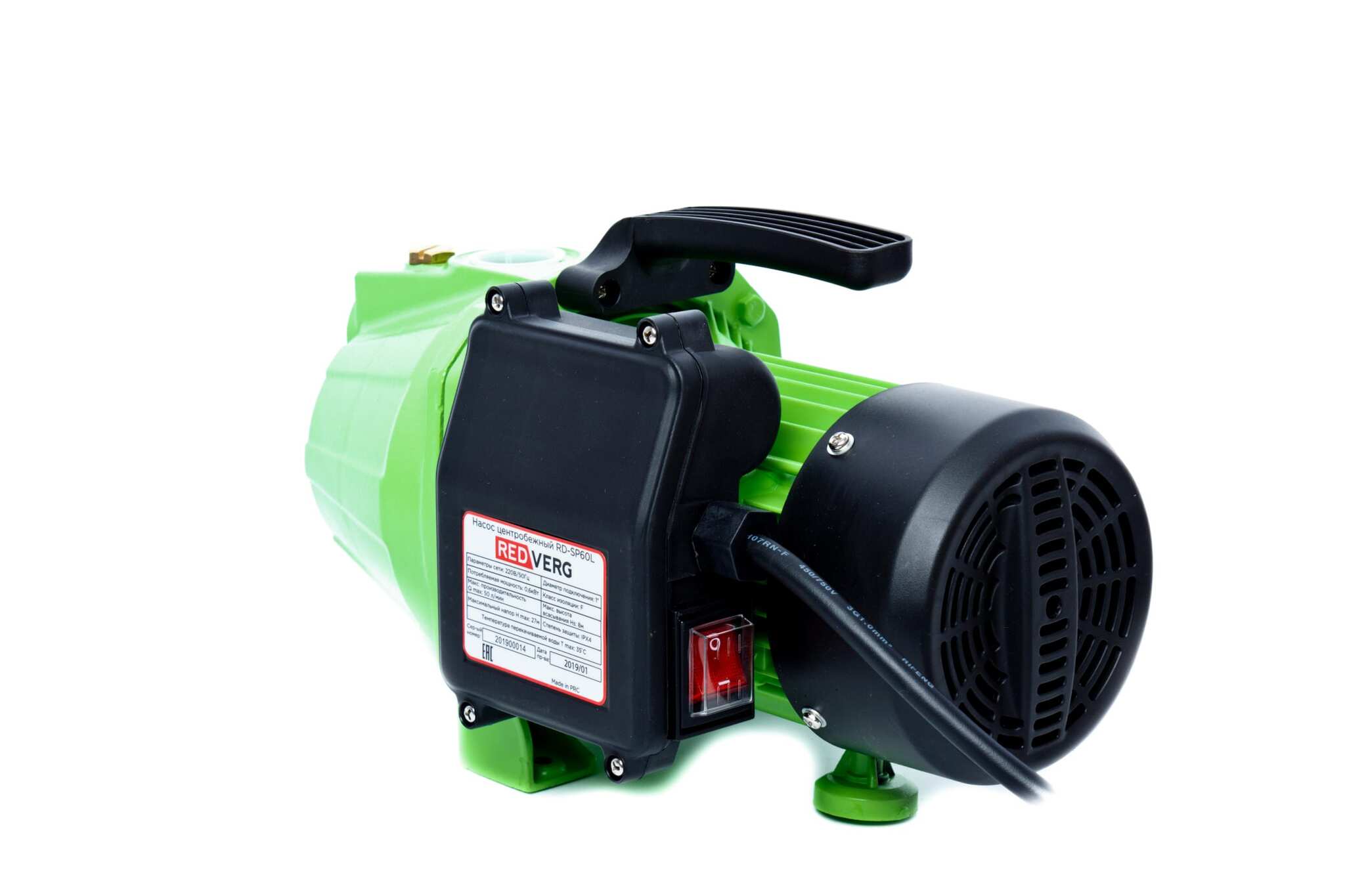 Насос садовый центробежный RedVerg RD-SP60L 600Вт 3000л/час