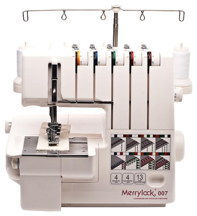 Коверлок Merrylock 007 белый
