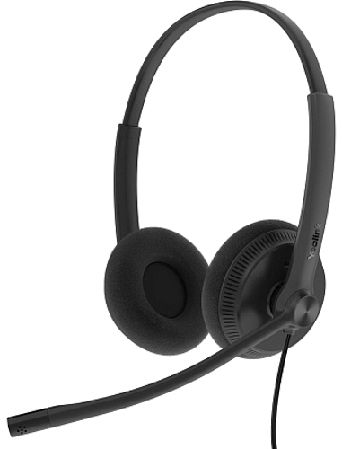 Гарнитура проводная Yealink UH34 Lite Dual UC черный