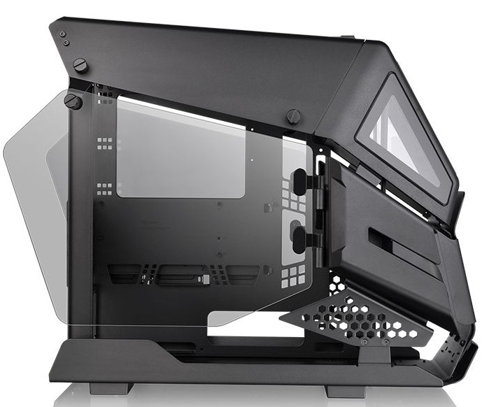 Корпус AH T200 CA-1R4-00S1WN-00 /Black/Win/SPCC/5mm Tempered Glass*2