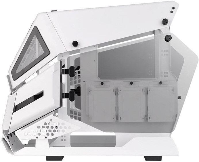 Корпус AH T200 Snow CA-1R4-00S6WN-00 /White/Win/SPCC/5mm Tempered Glass*2