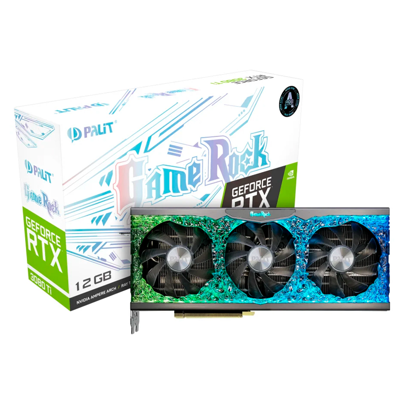 Видеокарта Palit PCI-E 4.0 PA-RTX3080Ti GAMEROCK 12GB NVIDIA GeForce RTX 3080TI 12288Mb