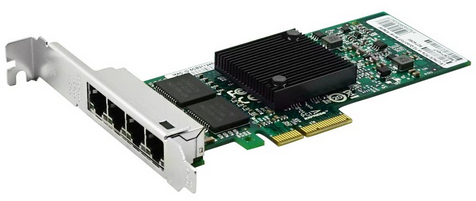 Сетевой адаптер PCIE 1GB 4P LREC9724PT LR-LINK Quad Port 10/100/1000Mbps RJ45, PCI Express (PCIe) v2,1
