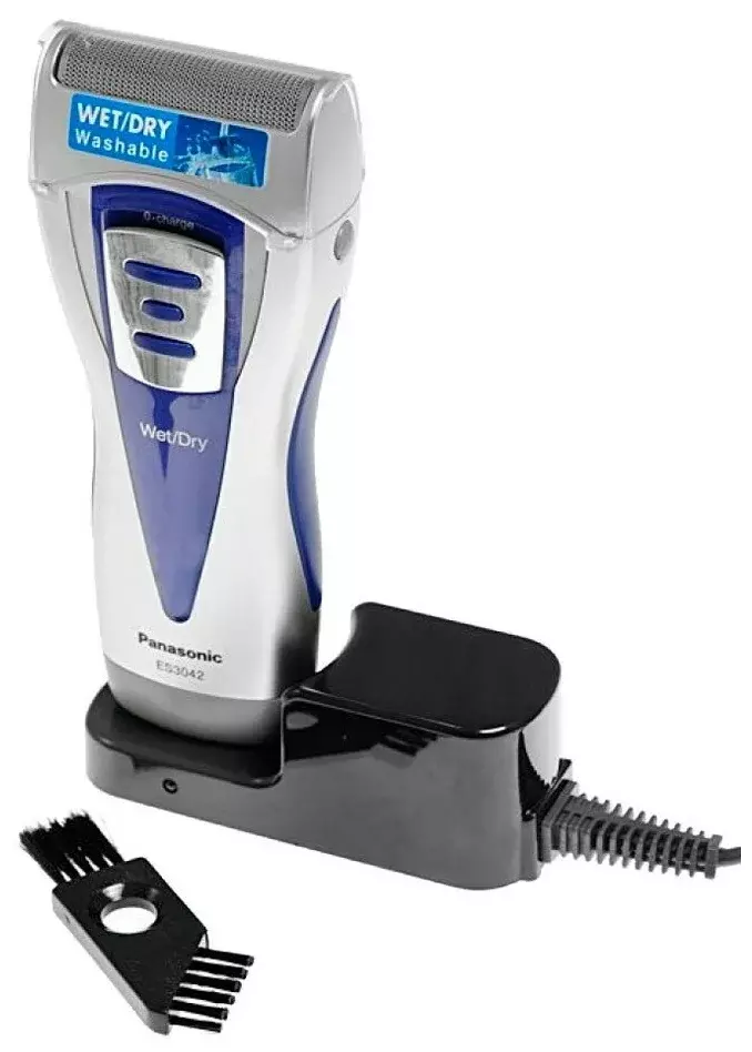 Бритва сетчатая Panasonic ES3042 реж.эл.:1 питан.:аккум. серебристый/синий