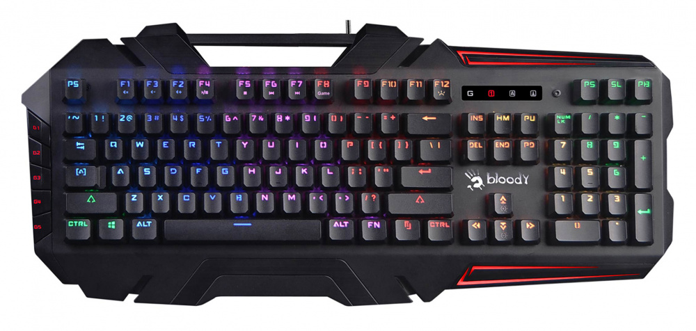 Клавиатура Игровая клавиатура A4Tech Bloody B880R , черный, механическая