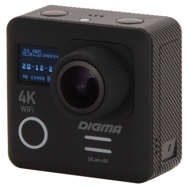 Экшн-камера Digma DiCam 450 черный