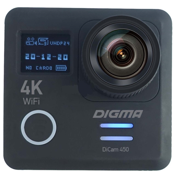 Экшн-камера Digma DiCam 450 черный