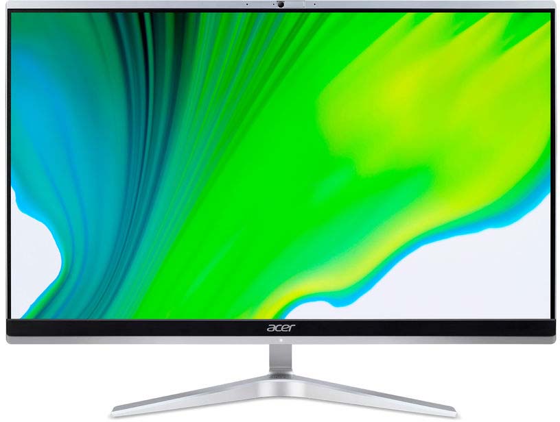 Моноблок ACER Aspire C22-1650 All in One CPU Core i5 i5-1135G7 Частота процессора 2400 МГц 21.5" 1920x1080/8Гб DDR4/256Гб/Iris Xe Graphics встроенная ENG/RUS/Endless OS серебристый Аксессуары в комплекте Wireless Keyboard & Mouse DQ.BG6ER.002