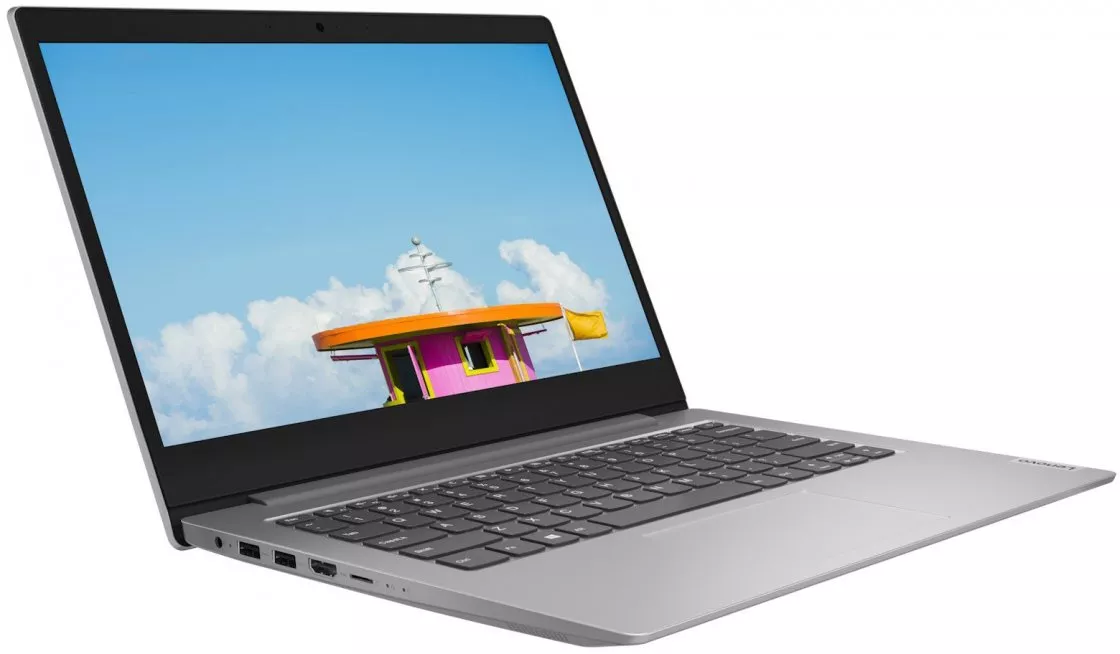 Ноутбук Lenovo IdeaPad 1-14 (81VU007XRU) 14" 1920x1080 (Full HD), Intel Celeron N4020, 1100 МГц, 4 Гб DDR-4, 128 Гб SSD, Intel UHD Graphics 600, Wi-Fi, Bluetooth, Cam, Windows 10 Home (64 bit), серый