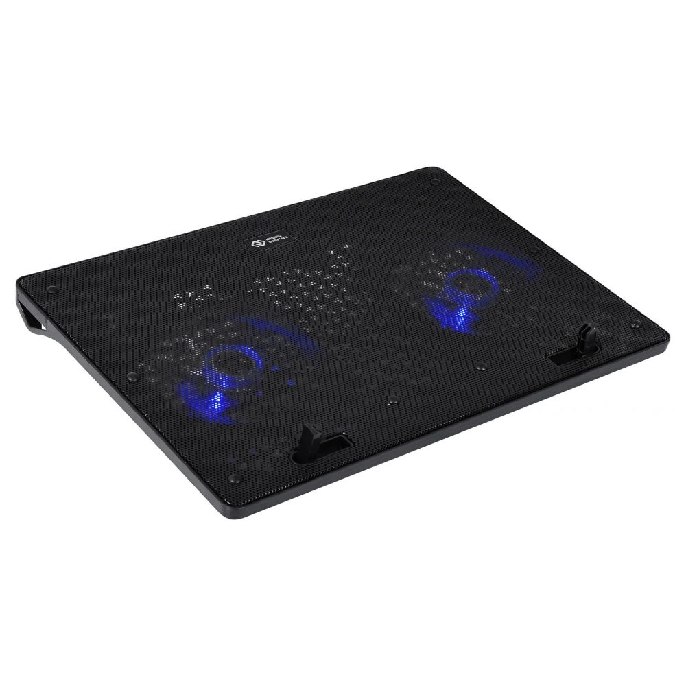 Подставка для ноутбука Digma D-NCP156-2 15.6"360x260x27мм 2xUSB 2x 120ммFAN 650г черный