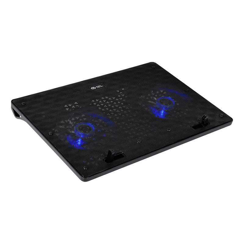 Подставка для ноутбука Digma D-NCP156-2 15.6"360x260x27мм 2xUSB 2x 120ммFAN 650г черный