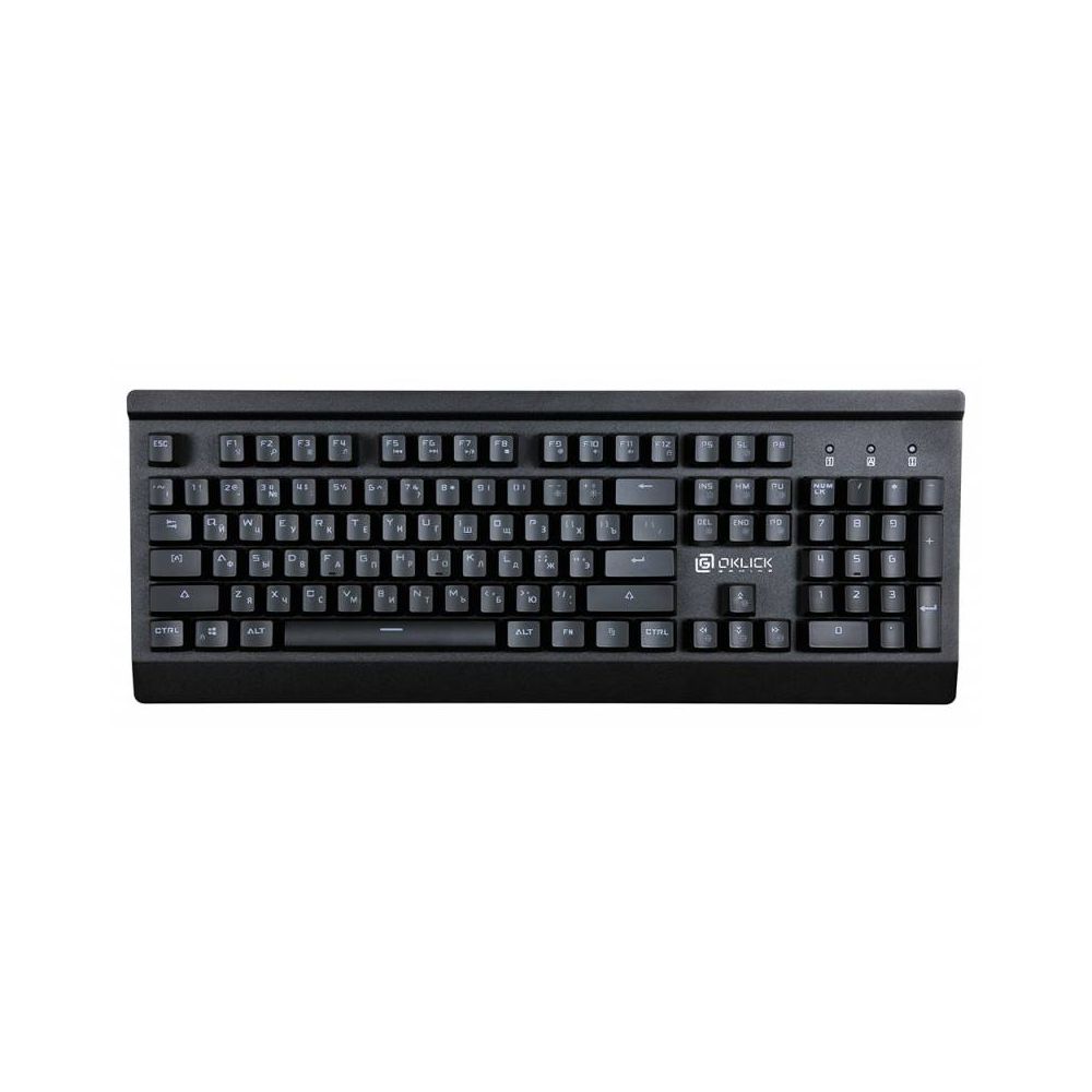 Клавиатура Оклик 920G IRON EDGE механическая черный USB for gamer LED